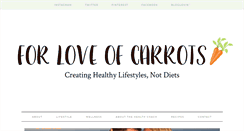 Desktop Screenshot of forloveofcarrots.com
